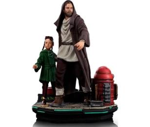 Колекційна фігурка Iron Studios STAR WARS Obi-Wan and Young Leia  -  Deluxe 1/10 20,4 см (LUCSWR79522-10)