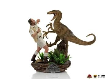Колекційна фігурка Iron Studios JURASSIC PARK Clever Girl Deluxe Art Scale 1/10 (UNIVJP40421-10)
