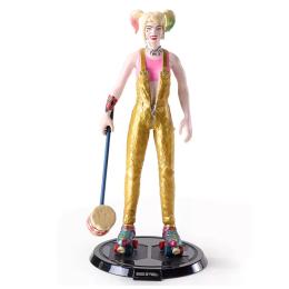 Колекційна фігурка The Noble Collection DC COMICS Harley Quinn BOP witth Mallet Bendyfig (NN4563)