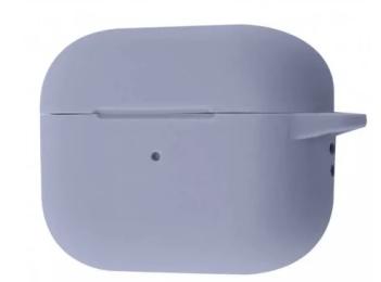 Чохол для навушників Infinity NN Airpods Pro 2 Silicone Case New with Carbine Lavender Gray