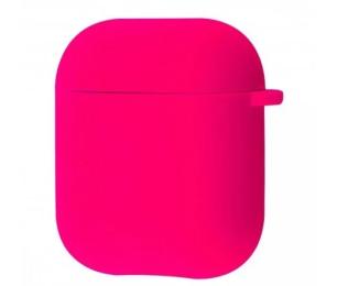 Чохол для навушників Infinity NN Airpods1/2 Silicone Case Full with Carbine Bright Pink