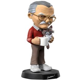 Колекційна фігурка Iron Studios MARVEL Stan Lee with Grumpy Cat - Pow! MiniCo Стен Лі 14 см (STNLEE71422-MC)