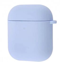 Чохол для навушників Infinity NN Airpods1/2 Silicone Case Full with Carbine Lilac Cream