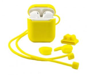 Чохол для навушників XO Silicone Case для Apple AirPods 1/2 Yellow