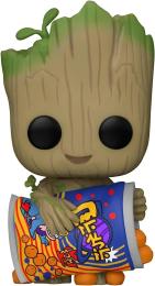Колекційна фігурка Funko POP Marvel #1196: Groot with Cheese Puffs