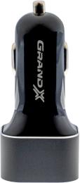 Автомобільний адаптер для телефона Grand-X CH-29 Black (36W PD+QС3.0, TypeC+USB, 36W )