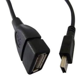 Дата-кабель Atcom 12821 0.8m USB (мама) - miniUSB type B (тато)