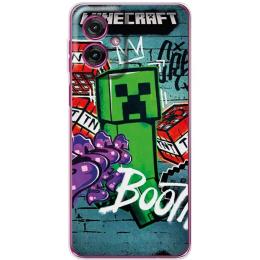 Чохол-накладка Boxface (45900-up2542) для Motorola G13 Minecraft Graffiti