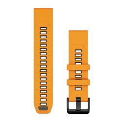 Ремінець для смарт-годинника Garmin Silicone Band для Fenix 8 QuickFit 22 mm Orange (010-13392-01)