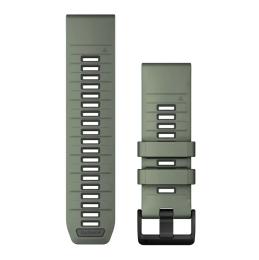 Ремінець для смарт-годинника Garmin Silicone Band для Fenix 8 QuickFit 26 mm Green (010-13393-04)