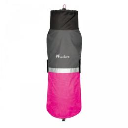 Попона Pet Fashion Roy для собак малиновий/сірий 5XL (PR243288)