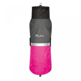 Попона Pet Fashion Roy для собак малиновий/сірий XL (PR243292)