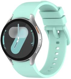 Ремінець для смарт-годинника BeCover Tape для Samsung Galaxy Watch (20mm) 3 41mm/4 40mm-44mm/5 40-44mm/6 40-44mm/7 40-44mm Turquoise (712062)