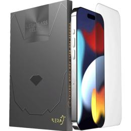 Захисне скло iLera Deluxe Frosted Glass iPhone 15 Black (iLFrDL15)