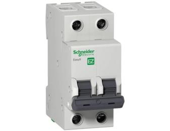 Автоматичний вимикач Schneider Electric Easy9 2P 6A C (EZ9F34206)