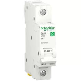 Автоматичний вимикач Schneider Electric RESI9 6kA 1P 63A (R9F02163)