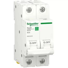 Автоматичний вимикач Schneider Electric RESI9 6kA 2P 25A (R9F02225)