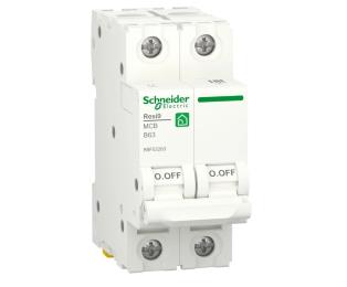 Автоматичний вимикач Schneider Electric RESI9 6kA 2P 63A В (R9F02263)