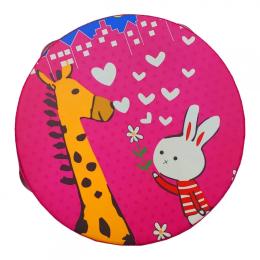 Деревянная игрушка Бубен MD 0367 15 см (Кролик и Жираф)