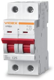 Автоматичний вимикач Videx VF-RS4-AV2C25