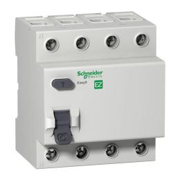 Автоматичний вимикач Schneider Electric EZ9 4P 25A 30mA (EZ9R34425)