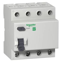 Автоматичний вимикач Schneider Electric EZ9 4P 63A 30mA (EZ9R34463)