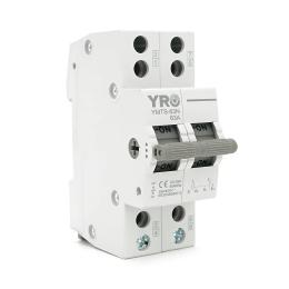 Автоматичний вимикач YRO YMTS-63N 2P 63A