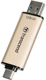 Флеш память Transcend JetFlash 930C TS128GJF930C Black Gold 128 GB USB 3.2