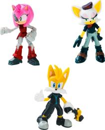 Ігрова фігурка Sonic Prime РЕБЕЛ РУЖ, ТЕЙЛЗ, РАСТІ РОУЗ (3 фiгурки, 6, 5 cm)