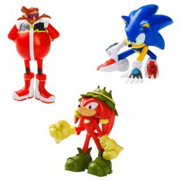 Ігрова фігурка Sonic Prime СОНІК, НАКЛЗ, ДОКТОР ЕҐМАН (3 фiгурки, 6, 5 cm)
