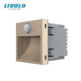 Світлодіодний світильник LIVOLO VL-FCL-2AP Gold 2700K 220В 0.35 Вт