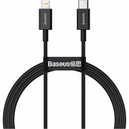 Дата-кабель Baseus Superior Series Fast Charging CATLYS-A01 1m USB Type C (тато) - Lightning (тато) Black