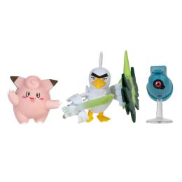 Ігрова фігурка Pokemon W18  -  КЛЕФЕЙРІ, БЕЛДУМ, СІРФЕТЧД