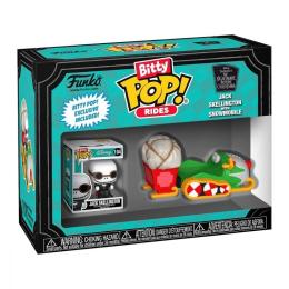 Ігрова фігурка Funko BITTY POP! Ride Жах перед Різдвом - ДЖЕК СКЕЛЛІНГТОН І СНІГОХІД (83624)