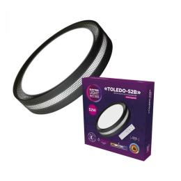 Світлодіодний світильник ELM Toledo 52W 3000-6500К IP20 Black (26-0136)