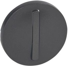 Лицьова панель Legrand Celiane slim 065201 Graphite для вимикача