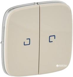 Клавіша для вимикача Legrand Valena Allure 755226 Ivory 2-клавішного з підсвіткою