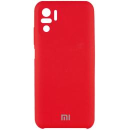 Чохол-накладка EpiK Silicone Cover Full Camera (AAA) для Xiaomi Redmi Note 10/Note 10S/Poco M5s Red