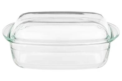 Форма для запікання Ardesto Black Mars з кришкою 33x19x13см прямокутна Transparent