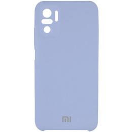 Чохол-накладка EpiK Silicone Cover Full Camera (AAA) для Xiaomi Redmi Note 10/Note 10S/Poco M5s Lilac Blue