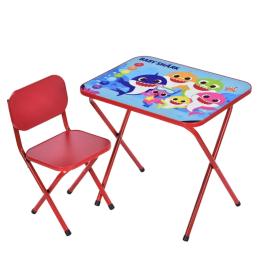 Дитячий стіл складний зі стільчиком Bambi M 5960-3 червоний