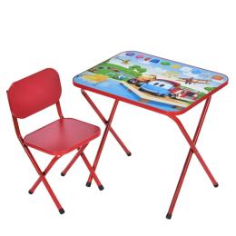 Дитячий стіл складний зі стільчиком Bambi M 5962-3 червоний