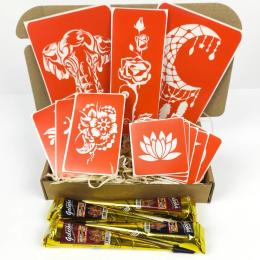 Набір дитячої косметики Fresh Tattoo №5 хна набір з трафаретами (henna-set-05)