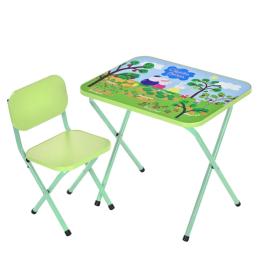 Дитячий стіл складний зі стільчиком Bambi M 5963-5 зелений