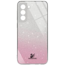 Чохол-накладка Infinity Swarovski Full Camera для Samsung Galaxy G996 S21 Plus Pink