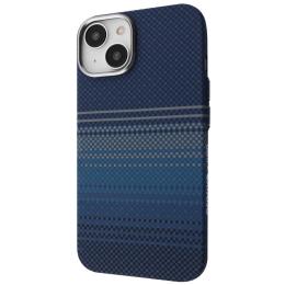 Чохол-накладка Proove Gleam Case with Magnetic Ring для Apple iPhone 13 Picture Blue Stripes