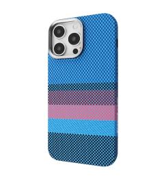 Чохол-накладка Proove Gleam Case with Magnetic Ring для Apple iPhone 14 Pro Max Picture Blue Stripes