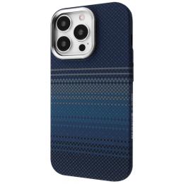 Чохол-накладка Proove Gleam Case with Magnetic Ring для Apple iPhone 14 Pro Picture Blue Stripes