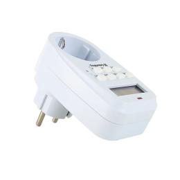Розетка ColorWay (CW-STE01-7D) White (16A/3680W) електронний тижневий відлік часу