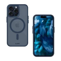 Чохол-накладка Laut HUEX PROTECT case with MagSafe для iPhone 15 Pro Dark Blue (L_IP23B_HPT_DB)